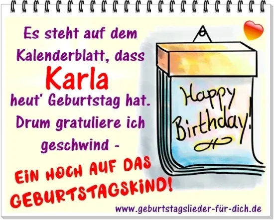 Karla hat Geburtstag Karla hat Geburtstag