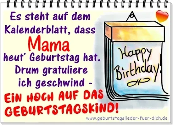 Mama hat Geburtstag Mama hat Geburtstag