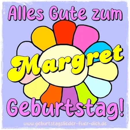 Margret Geburtstagsbild Margret Geburtstagsbild
