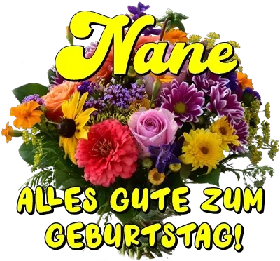 Nane, alles Gute zum Geburtstag! Nane, alles Gute zum Geburtstag!