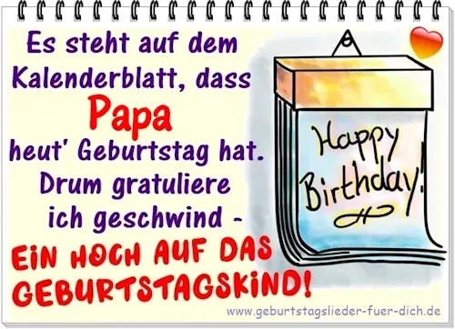 Papa hat Geburtstag Papa hat Geburtstag