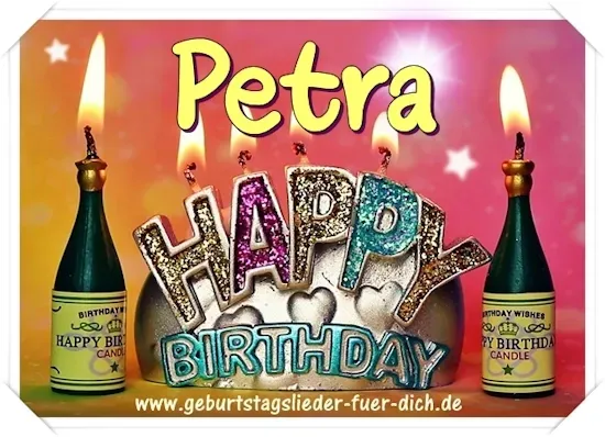 Petra Happy Birthday Petra Happy Birthday