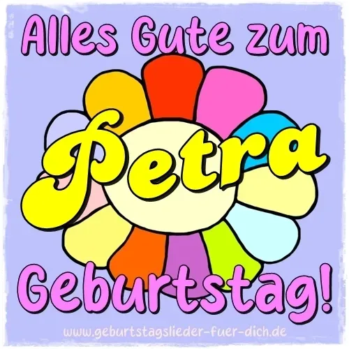 Petra Geburtstagsbild Petra Geburtstagsbild