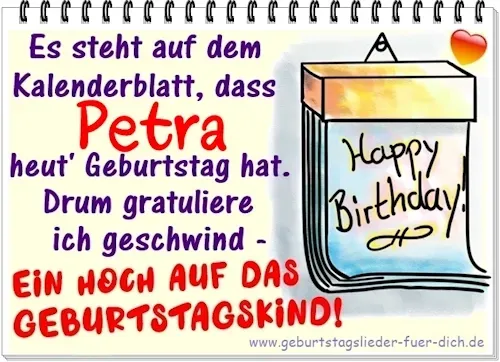 Petra hat Geburtstag Petra hat Geburtstag