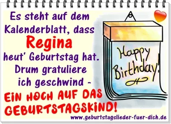Regina hat Geburtstag Regina hat Geburtstag