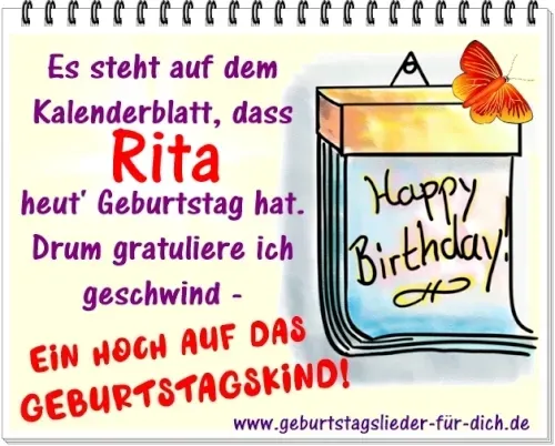 Rita hat Geburtstag Rita hat Geburtstag