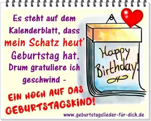 Schatz hat Geburtstag Schatz hat Geburtstag
