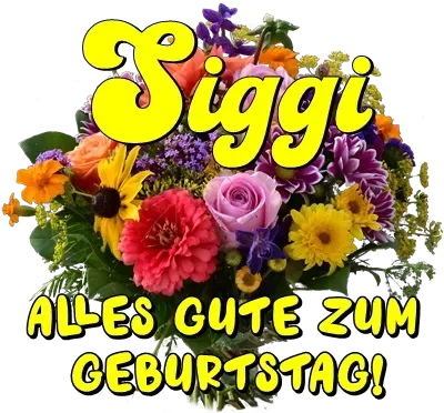 Siggi, alles Gute zum Geburtstag! Siggi, alles Gute zum Geburtstag!