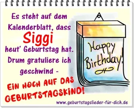 Siggi hat Geburtstag Siggi hat Geburtstag