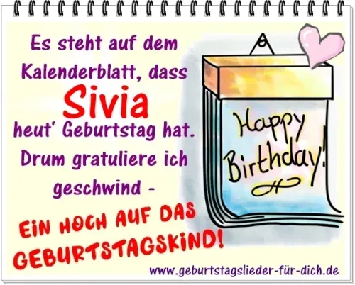 Silvia hat Geburtstag Silvia hat Geburtstag