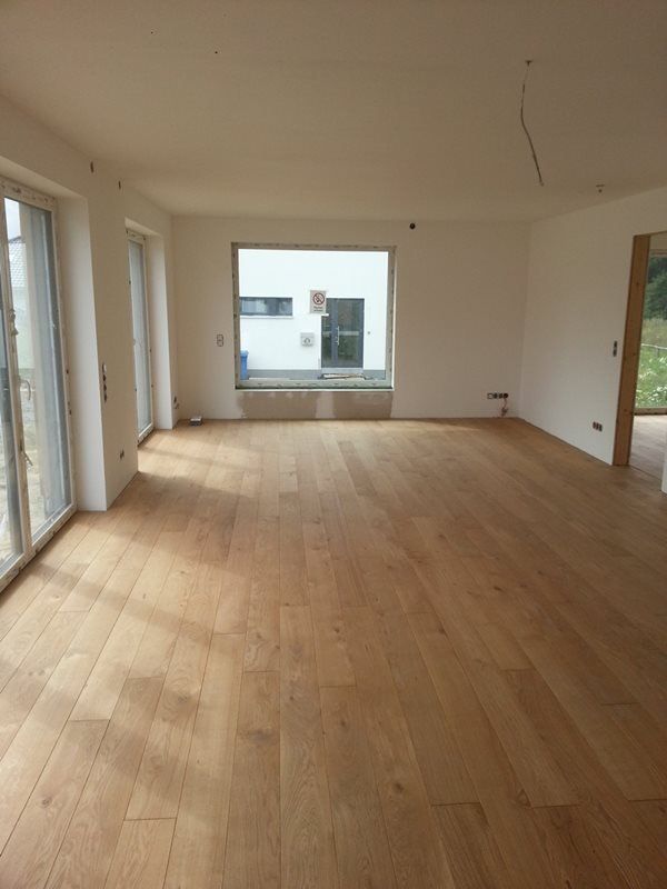 Fertiger Dielenboden Arztpraxis in Münster