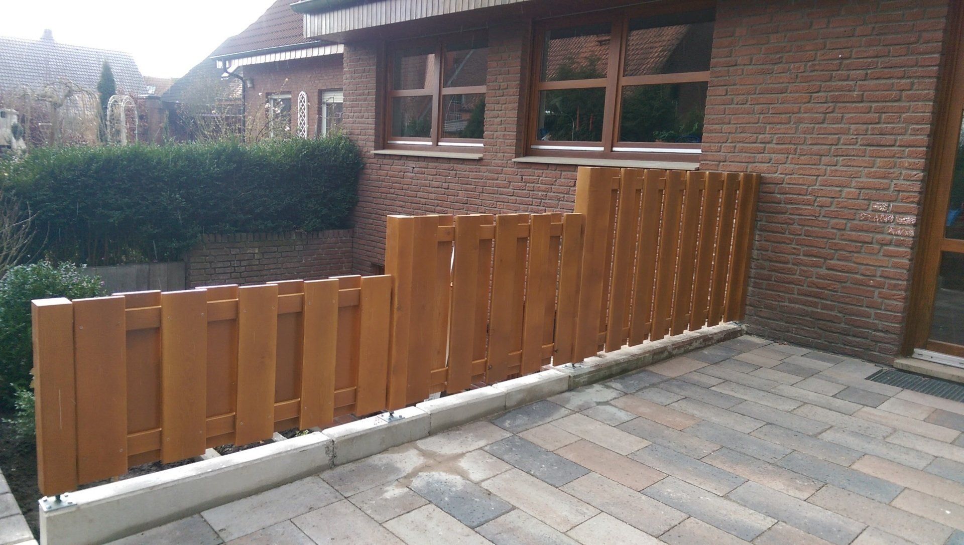 Sichtschutz aus Holz in Münster, Fachbetrieb für Zäune und Sichtschutz, Sichtschutz Warendorf Telgte