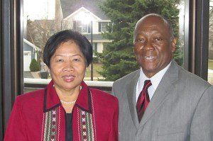 Leython Williams, Sr. with his family