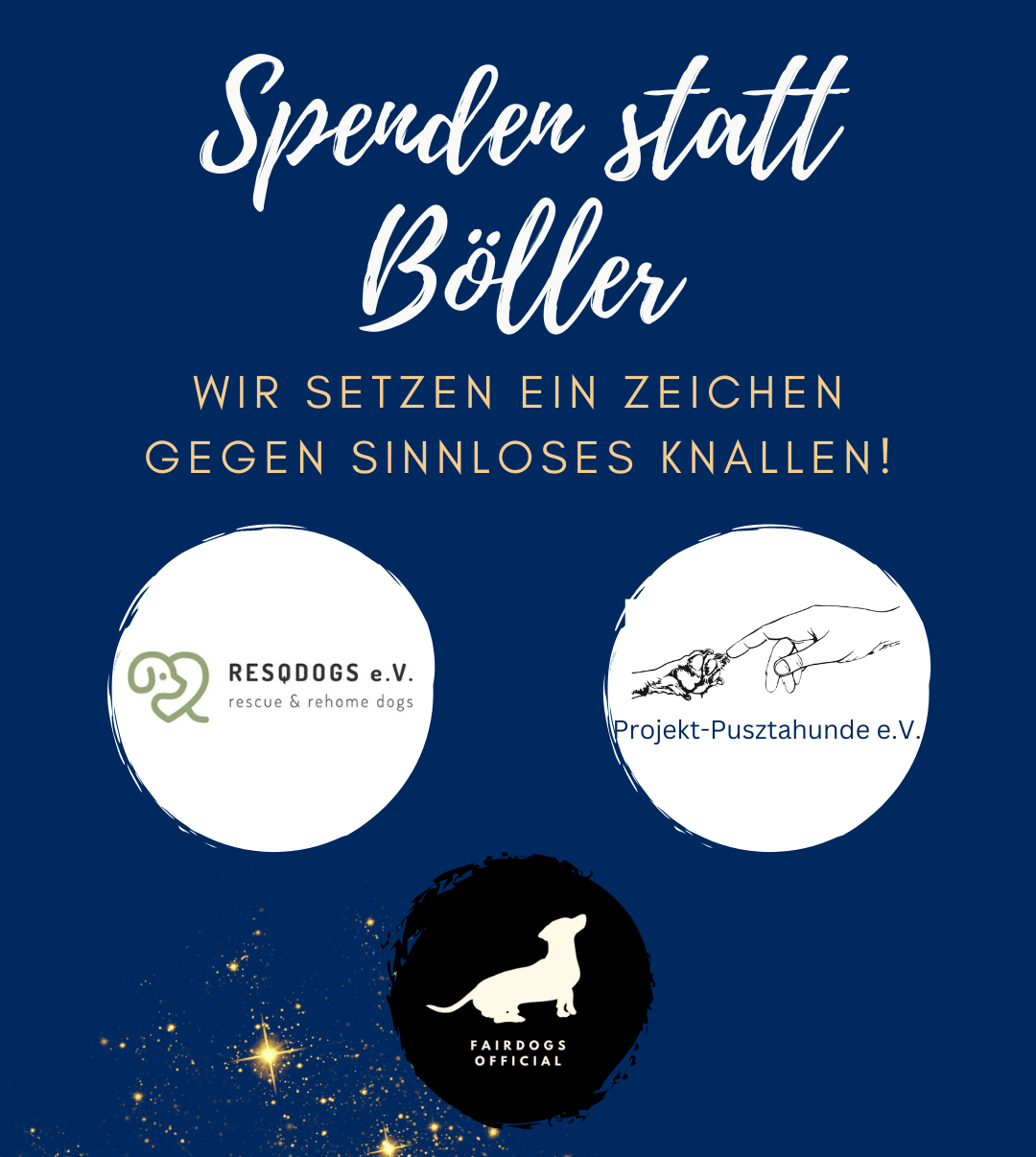 Spenden statt Böllern Spenden statt Böllern