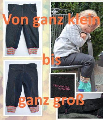 Kinderreithosen; Hosen für Erwachsene