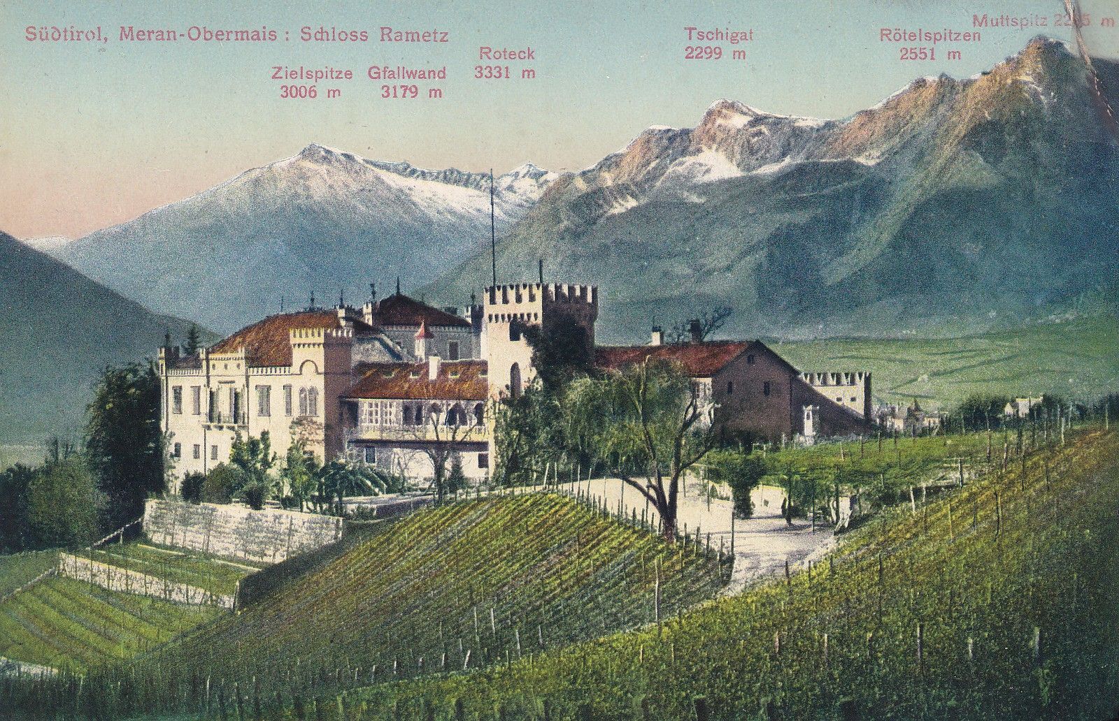 Schloss Rametz im Jahre 1910...