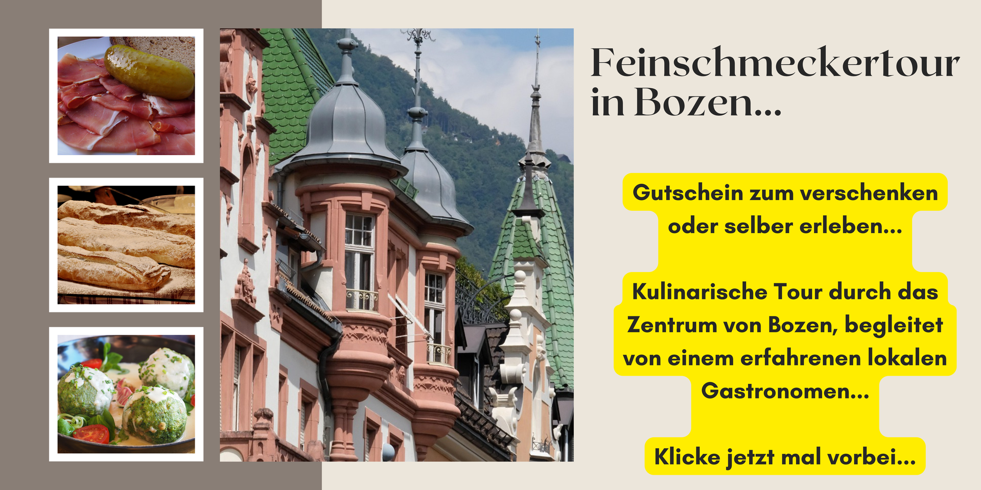 Feinschmeckertour in Bozen...