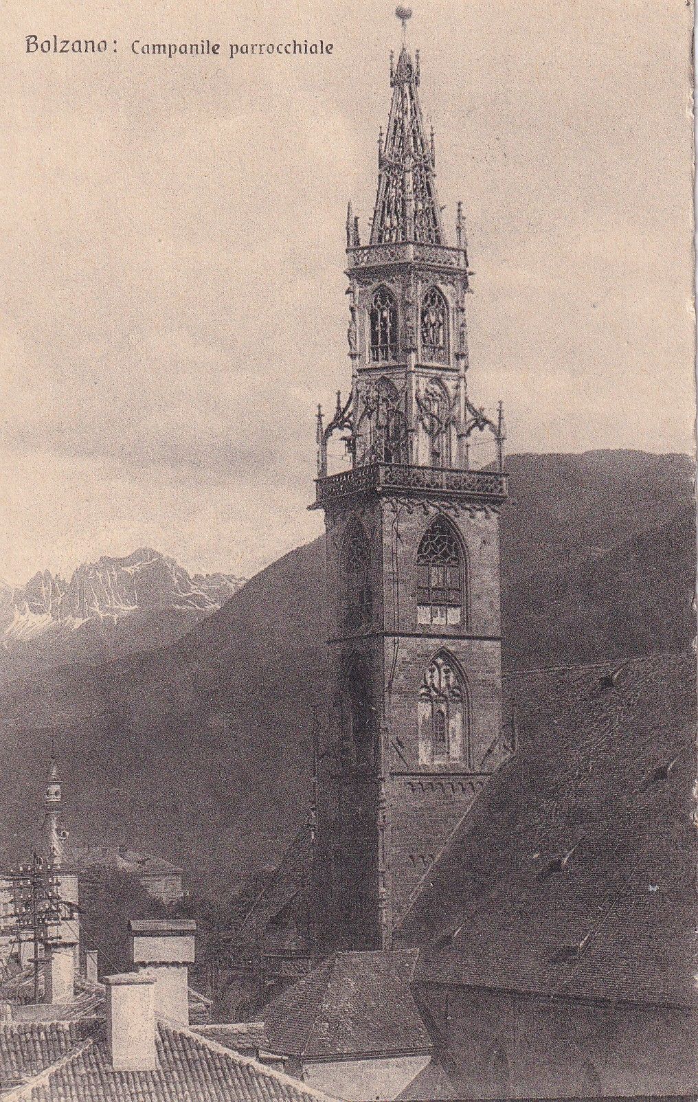 Dompfarrkirche Maria Himmelfahrt Bozen im Jahre 1931