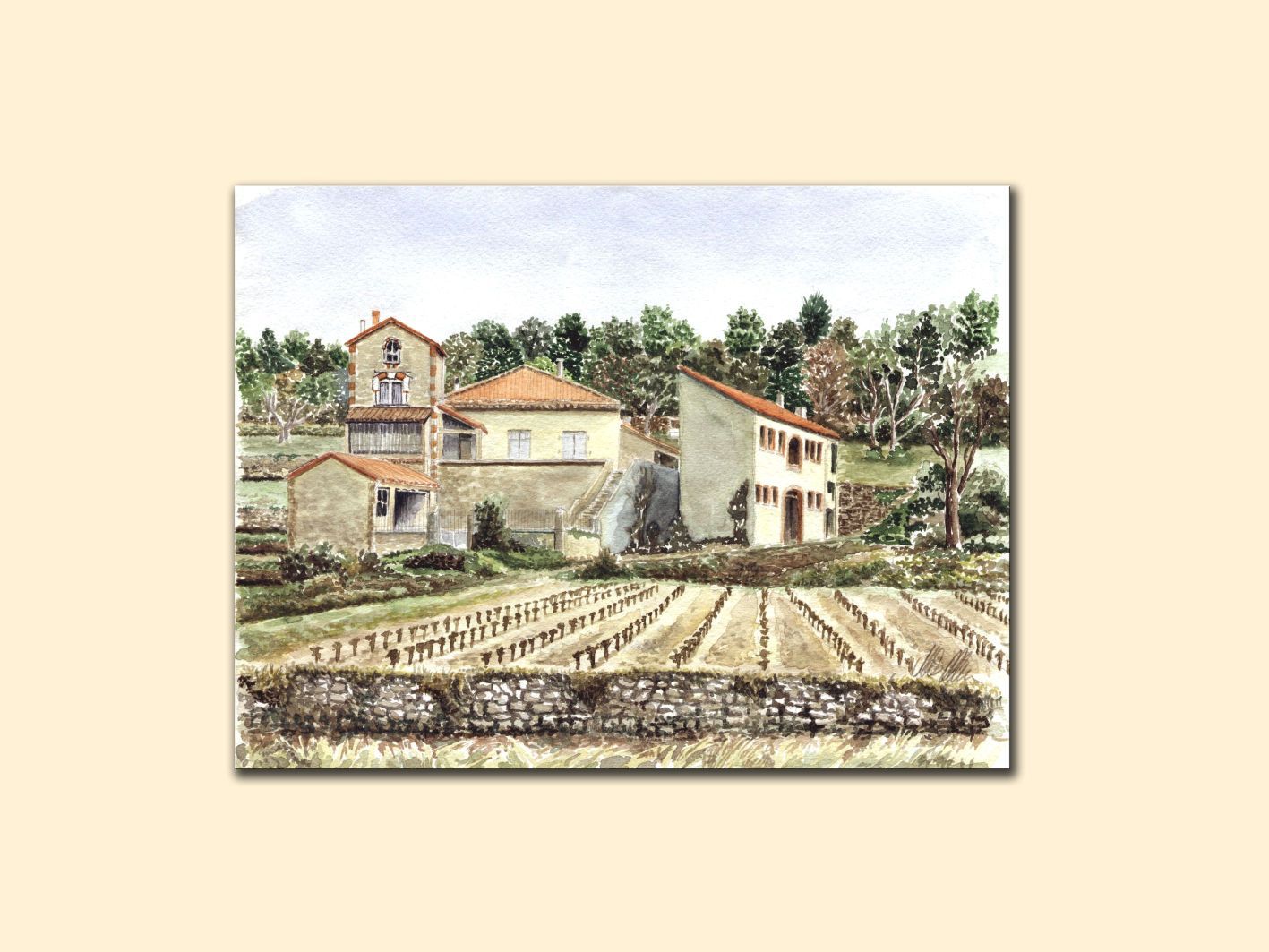 Lagorce, Frankreich, Ardeche, Niels Ottsen