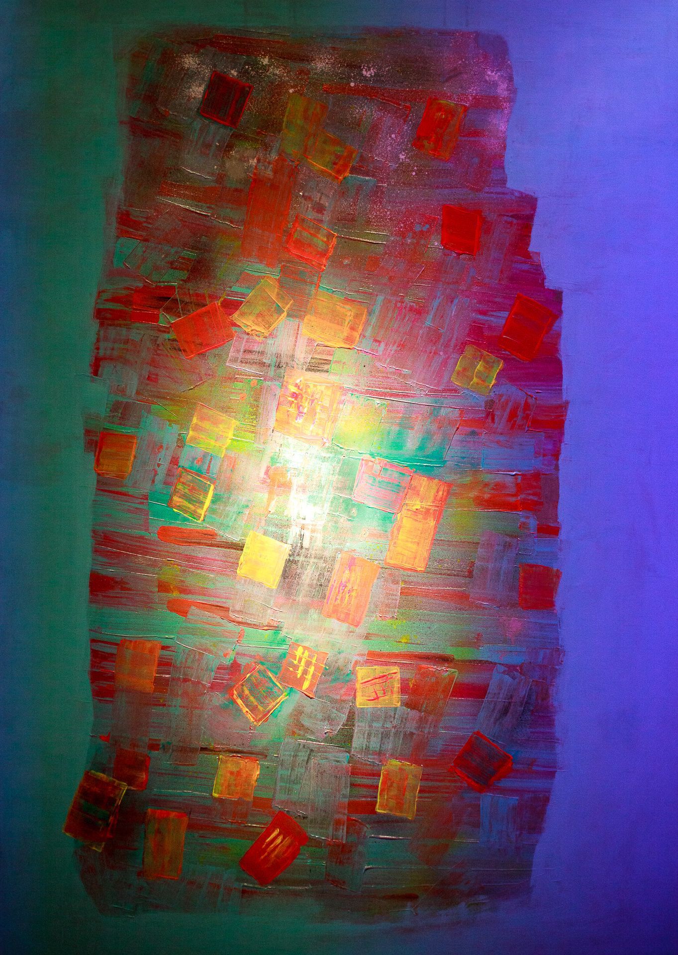 Original Gemälde auf Leinwand von Marjan von de Fenn