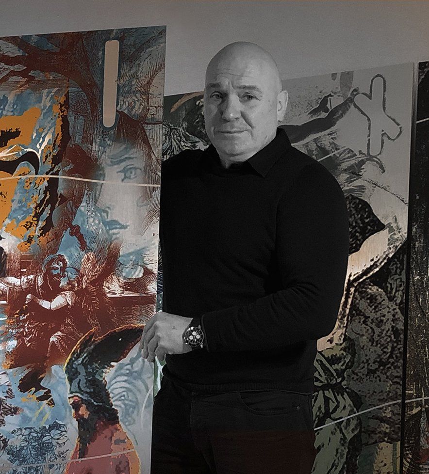 Nursery Tyme No3, Serienwerk auf Aluminium-Dibond direkt gedruckt,Gemälde 3 von 6, limitierte Auflage