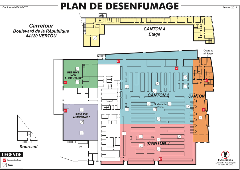 plan de désenfumage