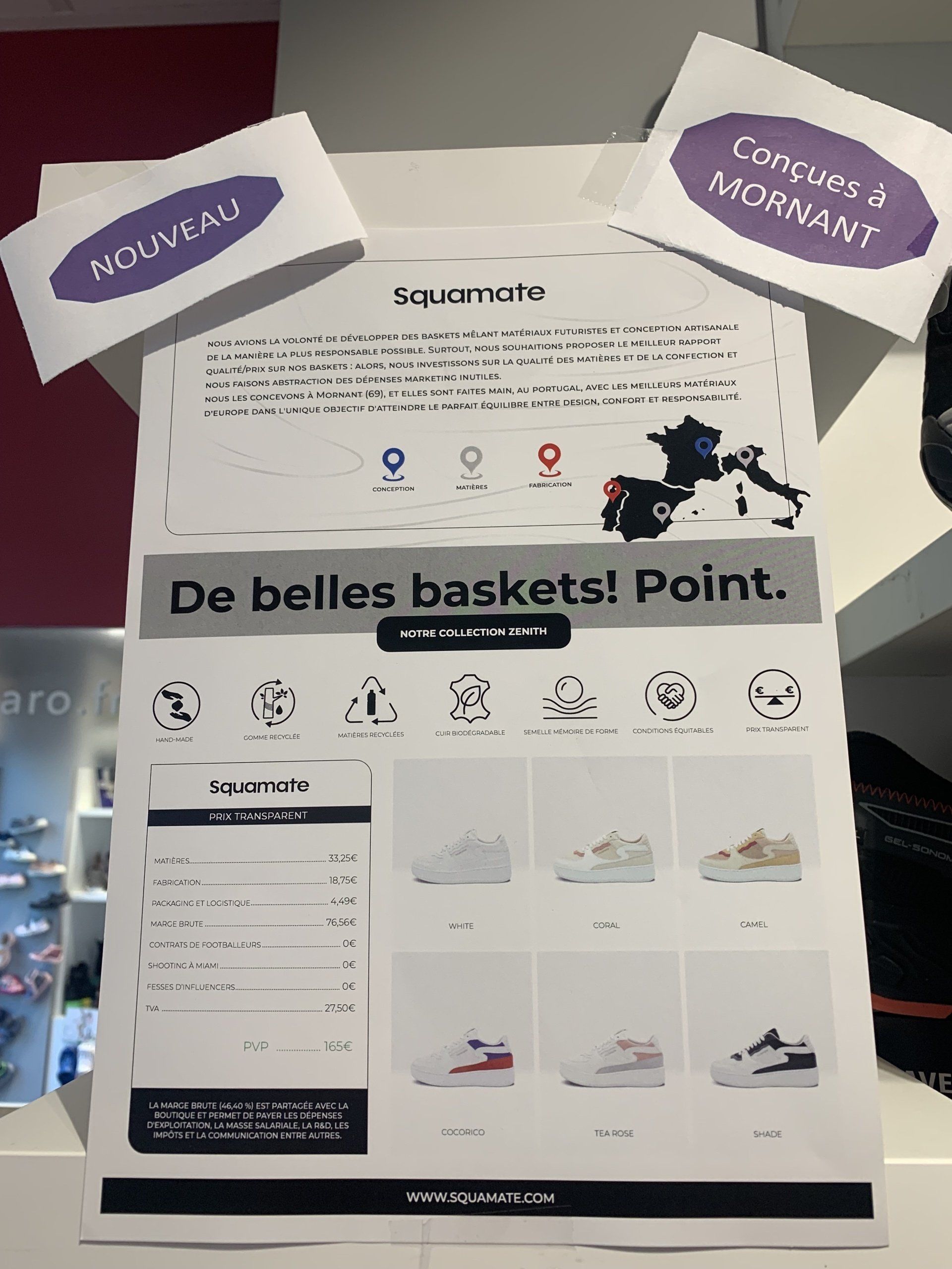 SQUAMATE CHAUSSURES SNEAKERS MORNANT