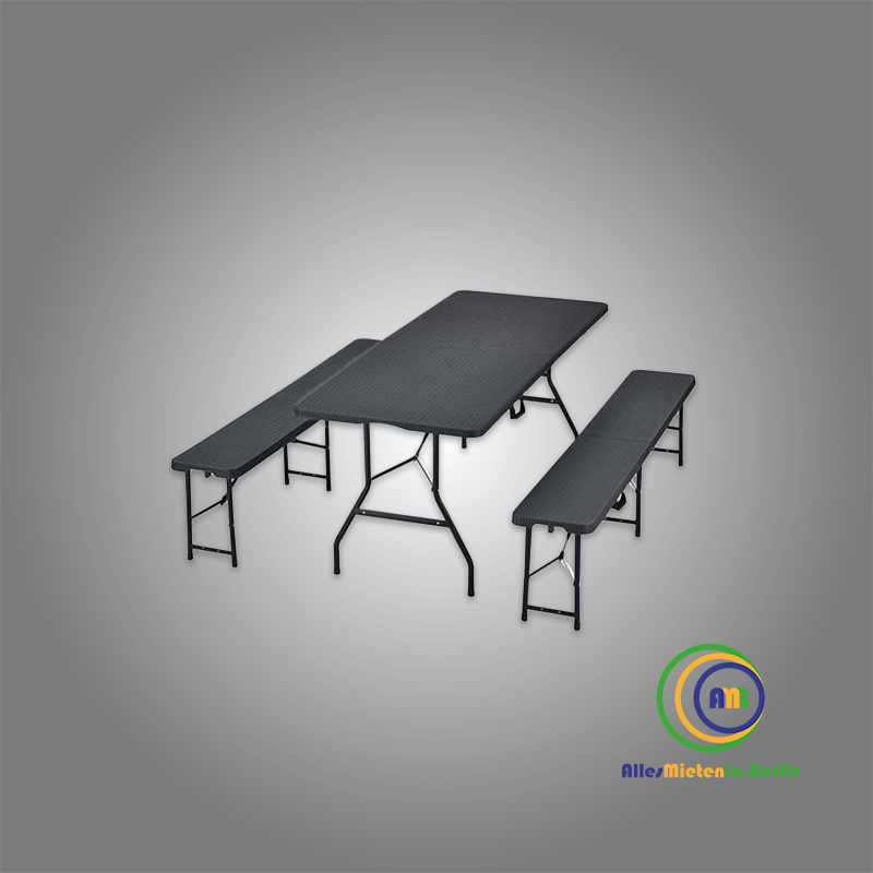 Bierzeltgarnitur Rattan Bierzeltgarnitur Rattan