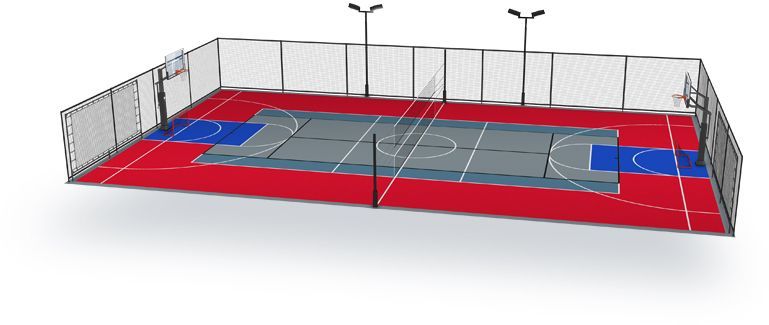 Grafische Darstellung eines Multispielfeldes