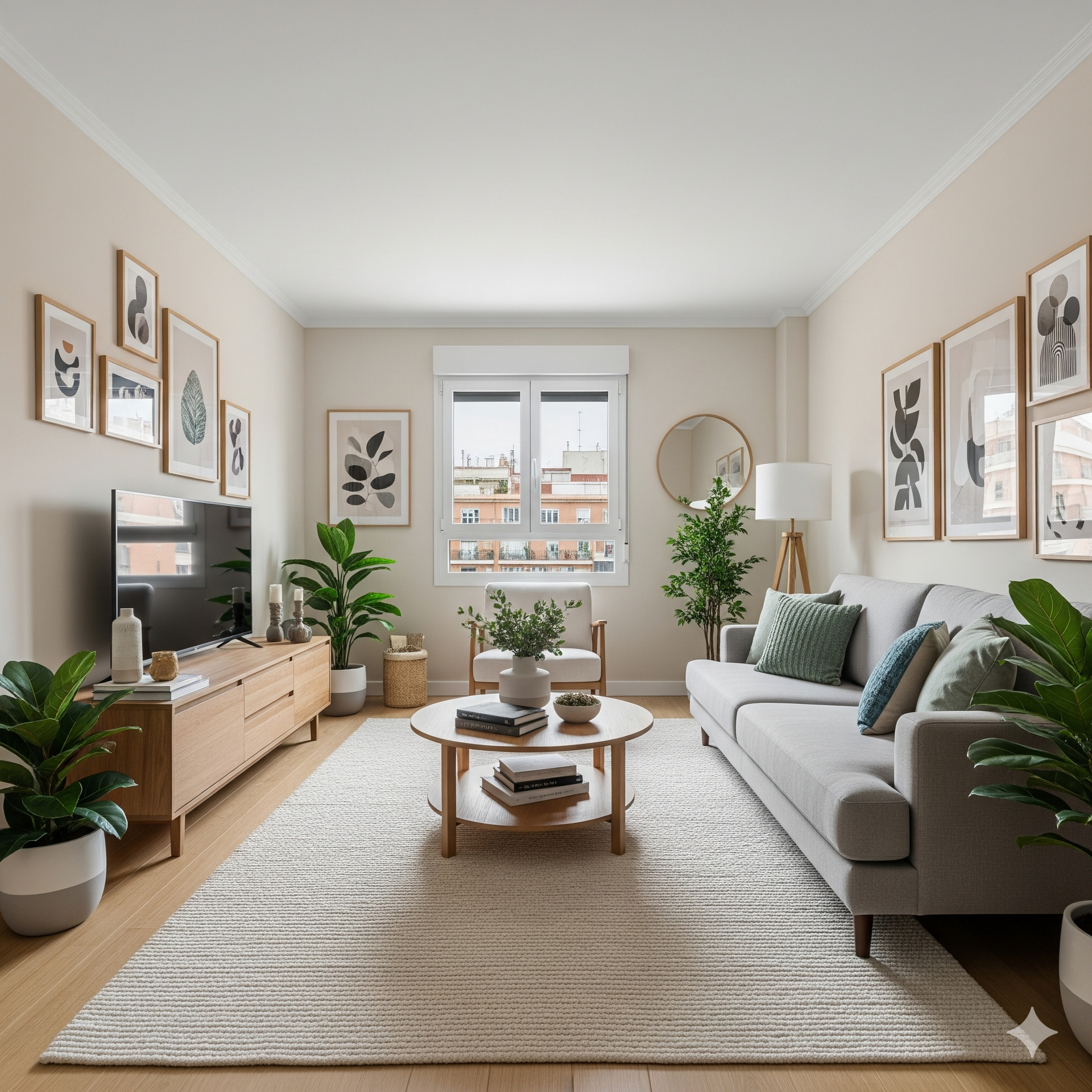 Trabajo de decoración de interior realizado en El Prat de Llobregat por interiorista