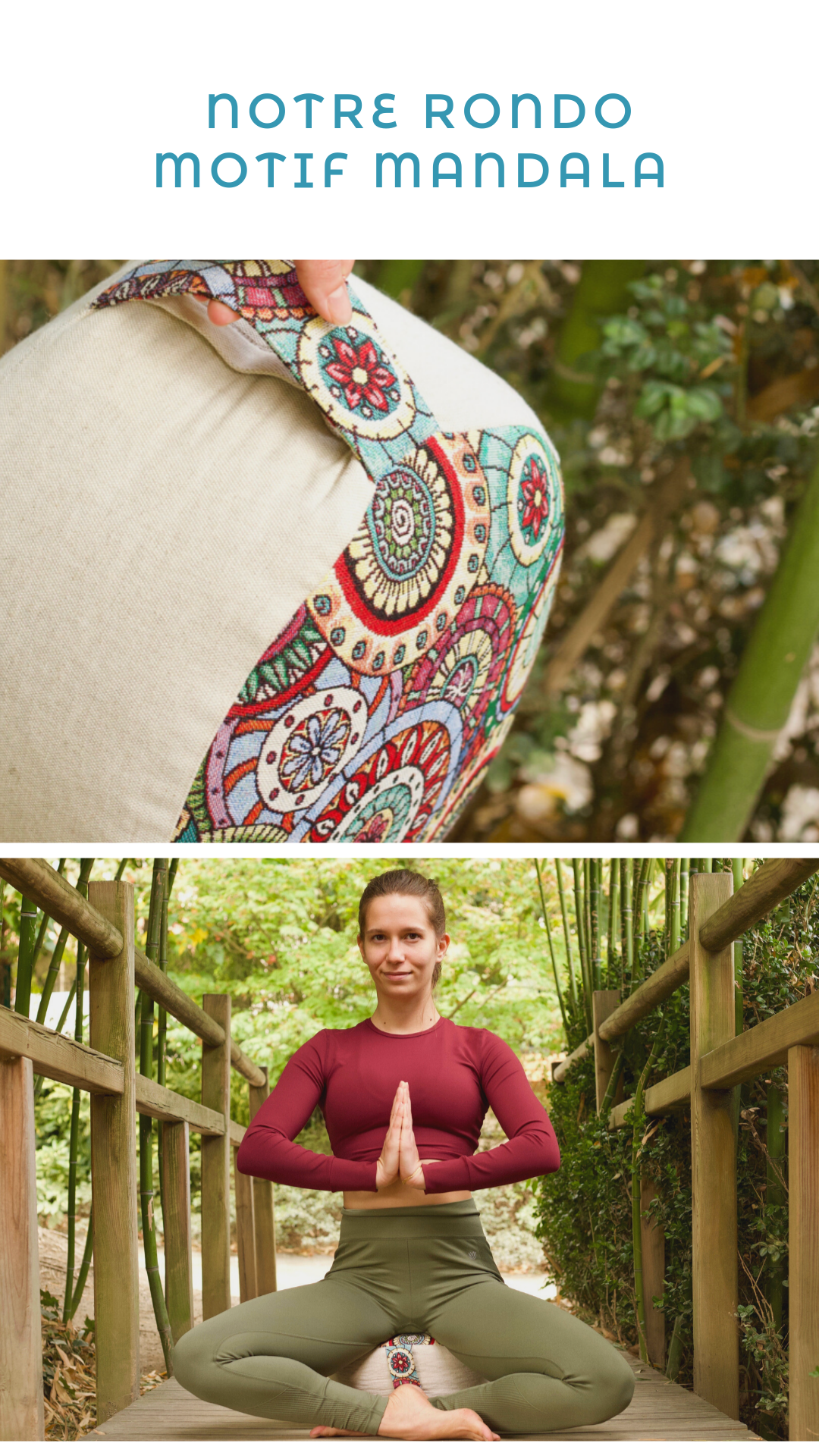 Rondo Coussin de méditation haut