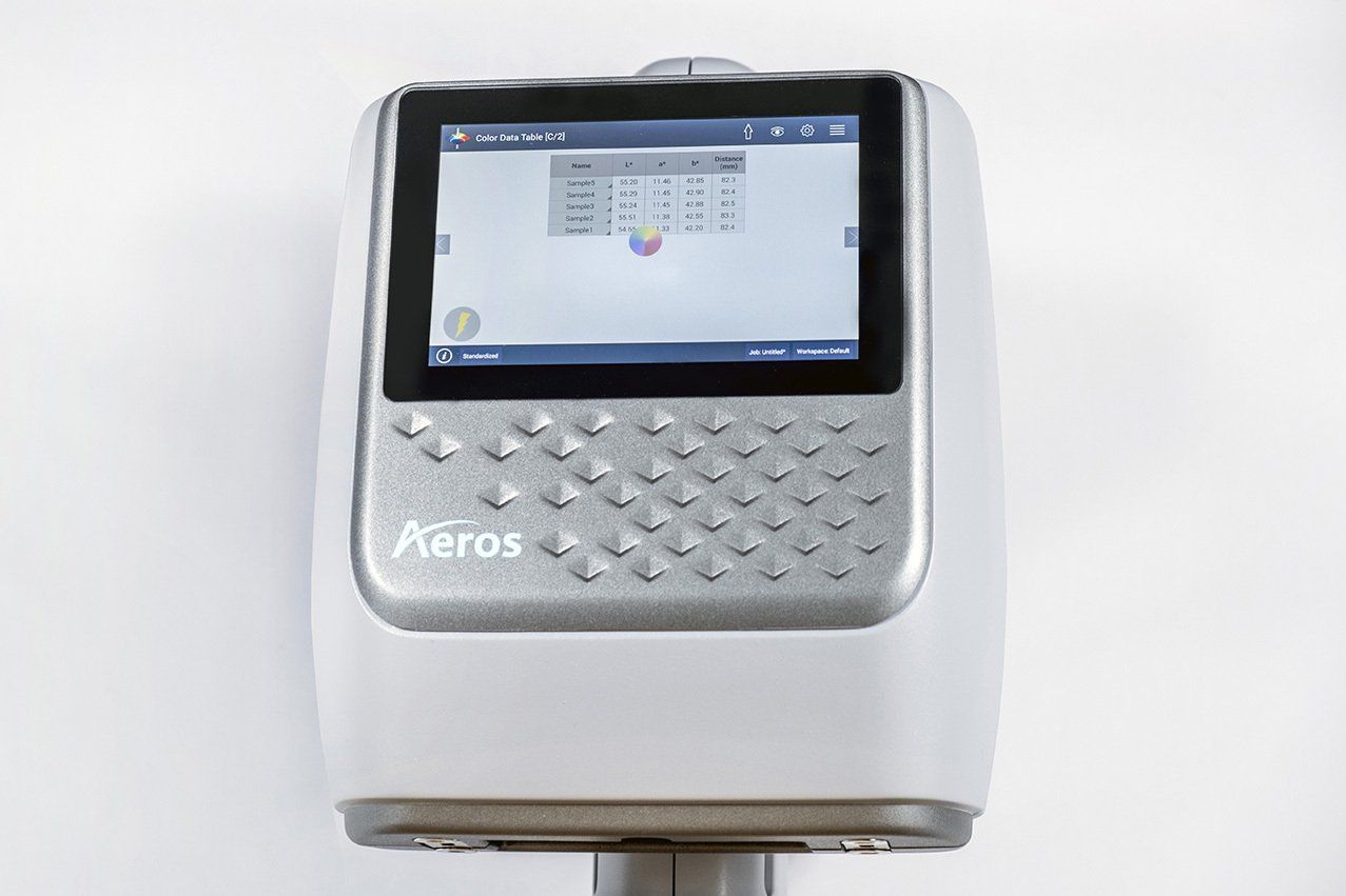 Spektralphotometer Aeros von HunterLab mit Touch Screen zur einfachen Messung