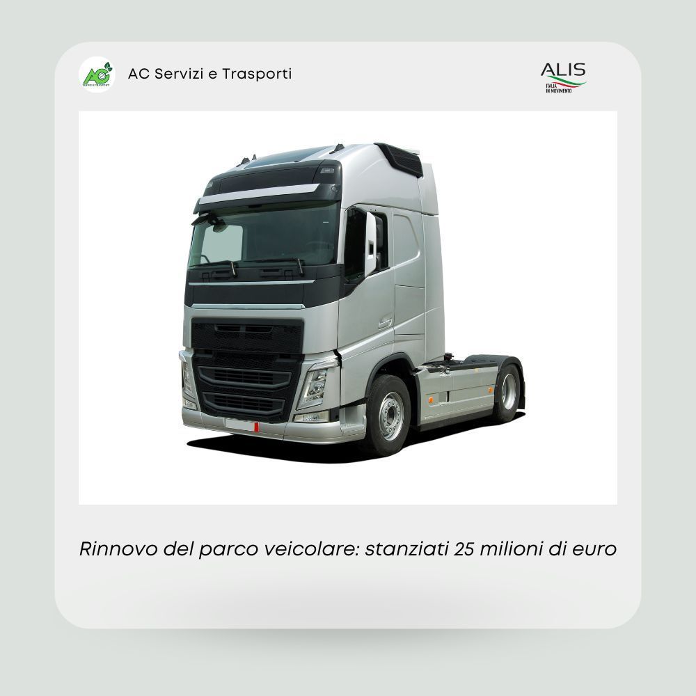 Rinnovo del parco veicolare: stanziati 25 milioni di euro Rinnovo del parco veicolare: stanziati 25 milioni di euro