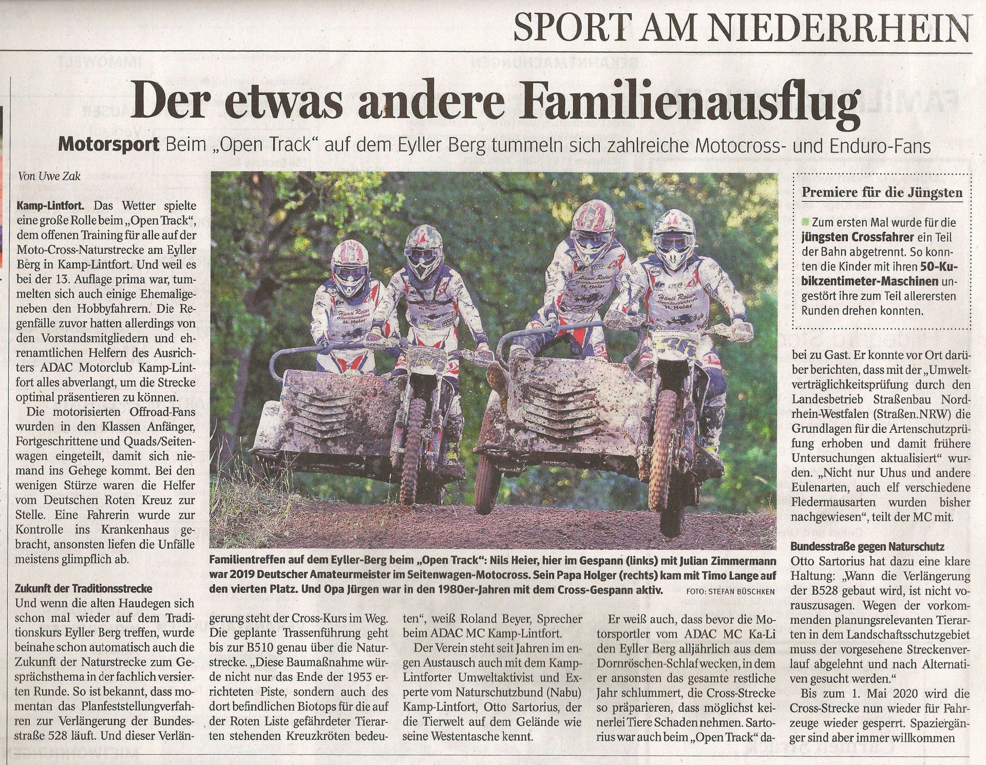 Bericht in der NRZ
