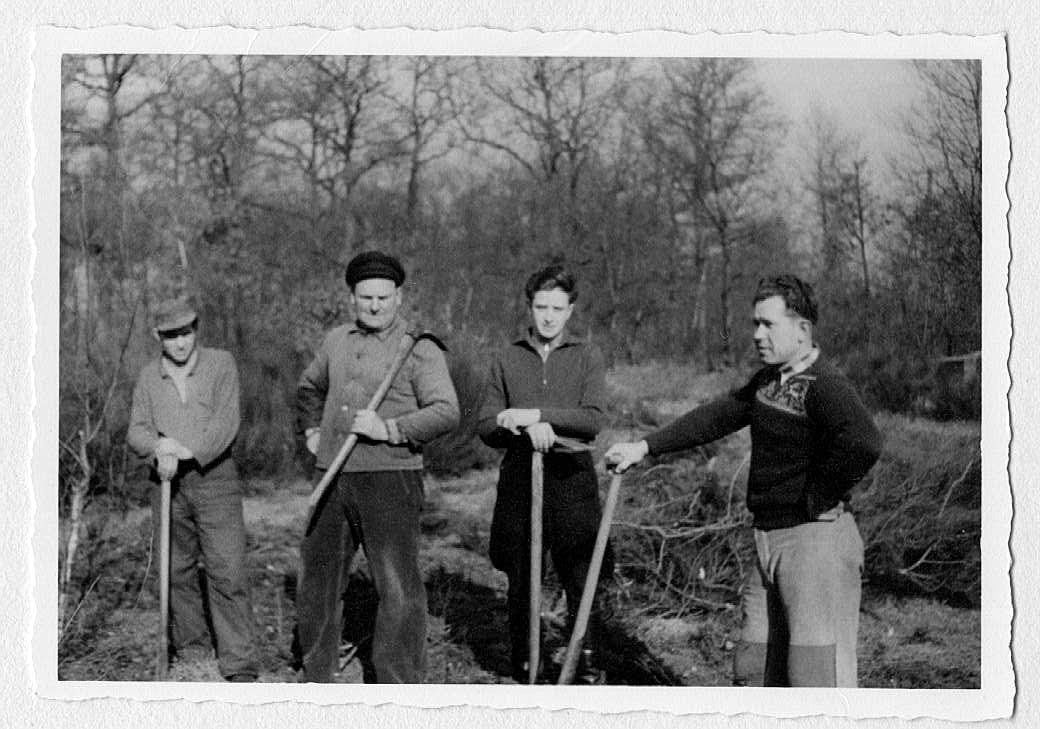 Die Gruppe um Paul Heiermann schuf 1953 eine in Deutschland einmalige Motocrosstrecke.