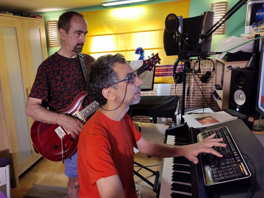 Javier (detrás) y Juan Fra