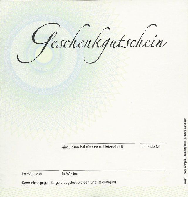 Geschenkgutschein Rote Rose Geschenkgutschein Rote Rose