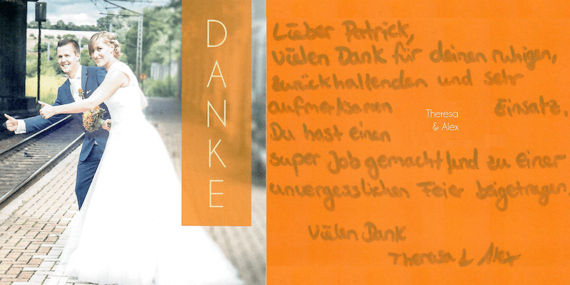 Hochzeitsfeier im Fuldataler Forum