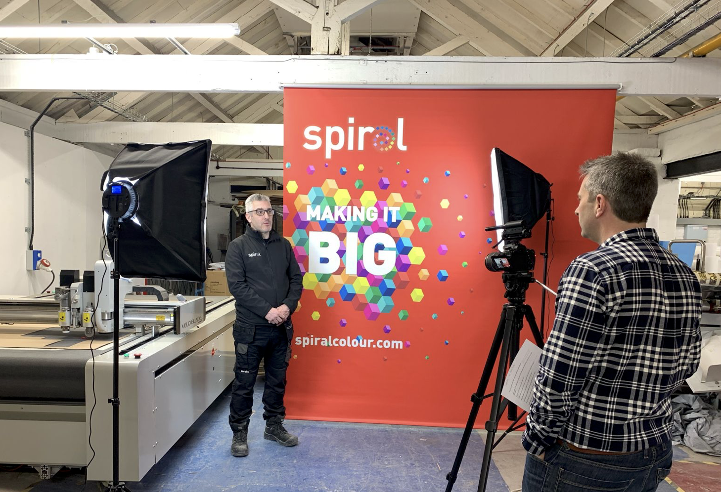 video testimonial recording interview