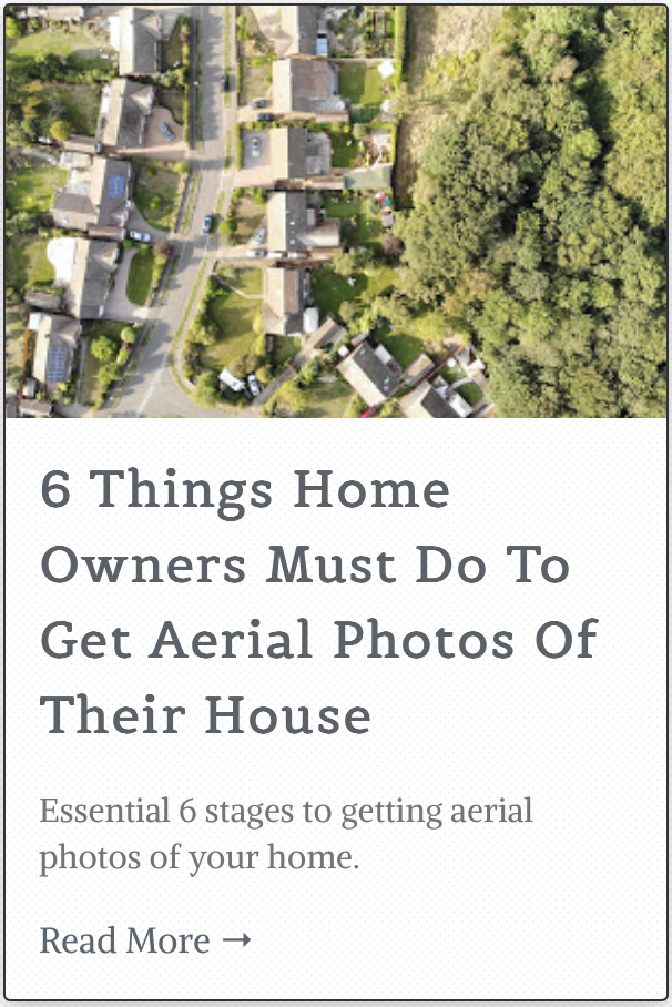 Aerial photo of house