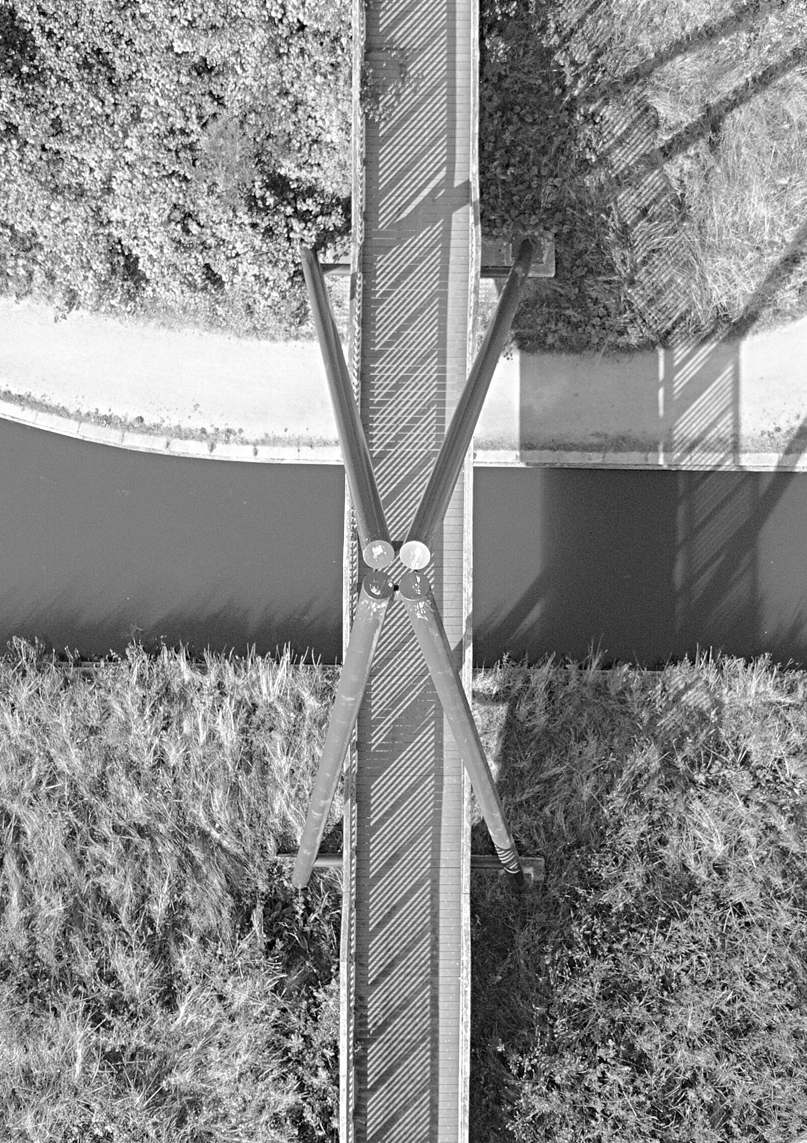 Aerial View of Bridge