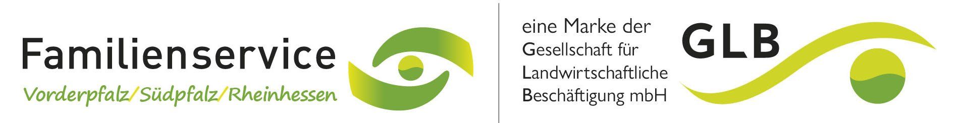 Wir sind für Sie und für Familien im Krankheitsfall da Logo Familienservice und GLB