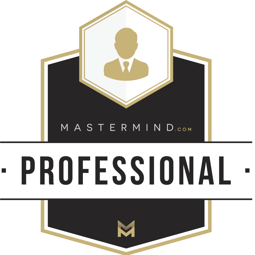 Badge KBB - MasterMind Professional délivré dans le cadre du programme KBB de Tony Robins et Dean Graziosi
