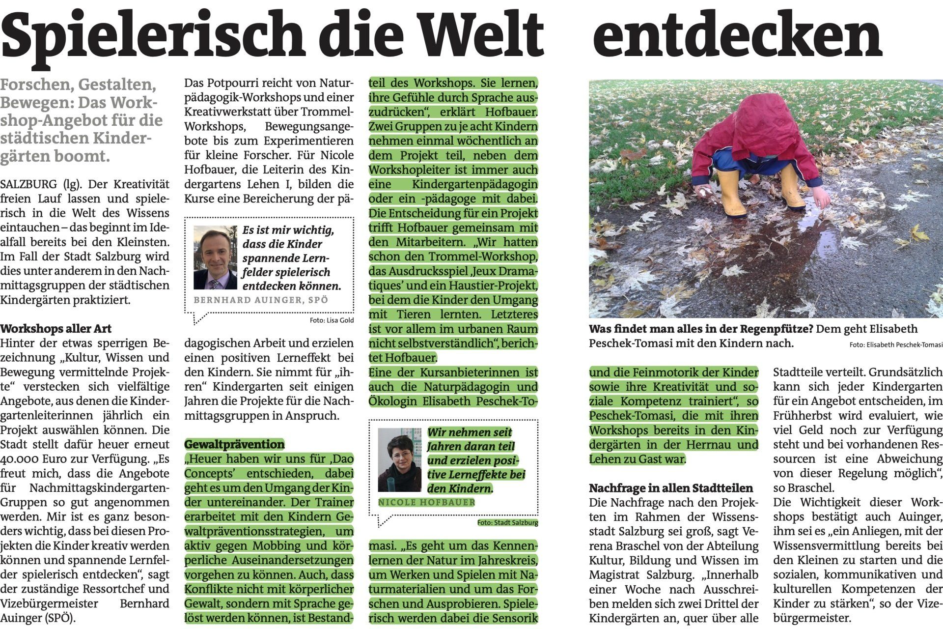 Dominic Schafflinger Presse