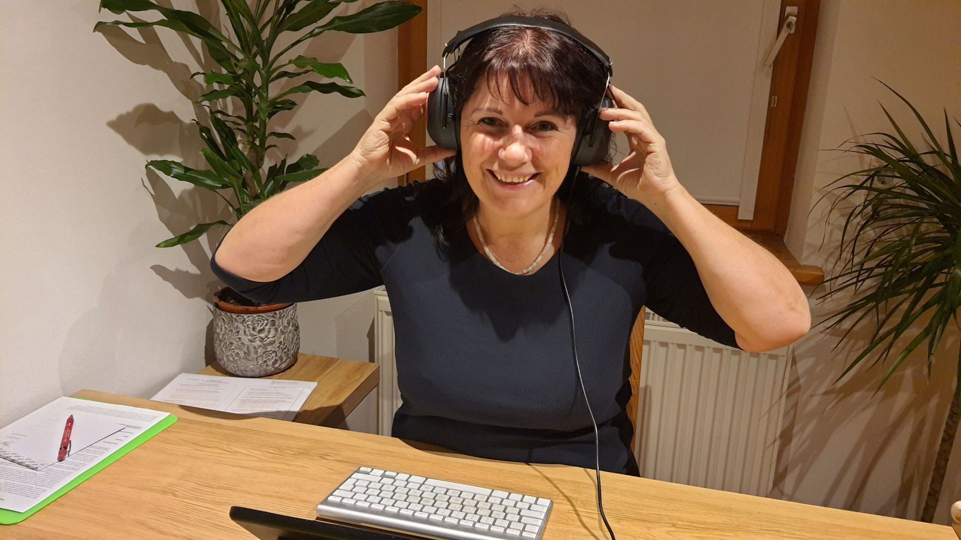 Renate Fuchs-Haberl in Ihrer
Benaudira Hörtraining Praxis