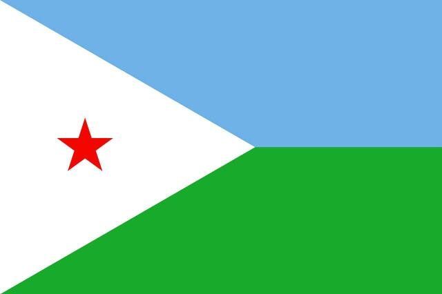 Flagge Dschibuti