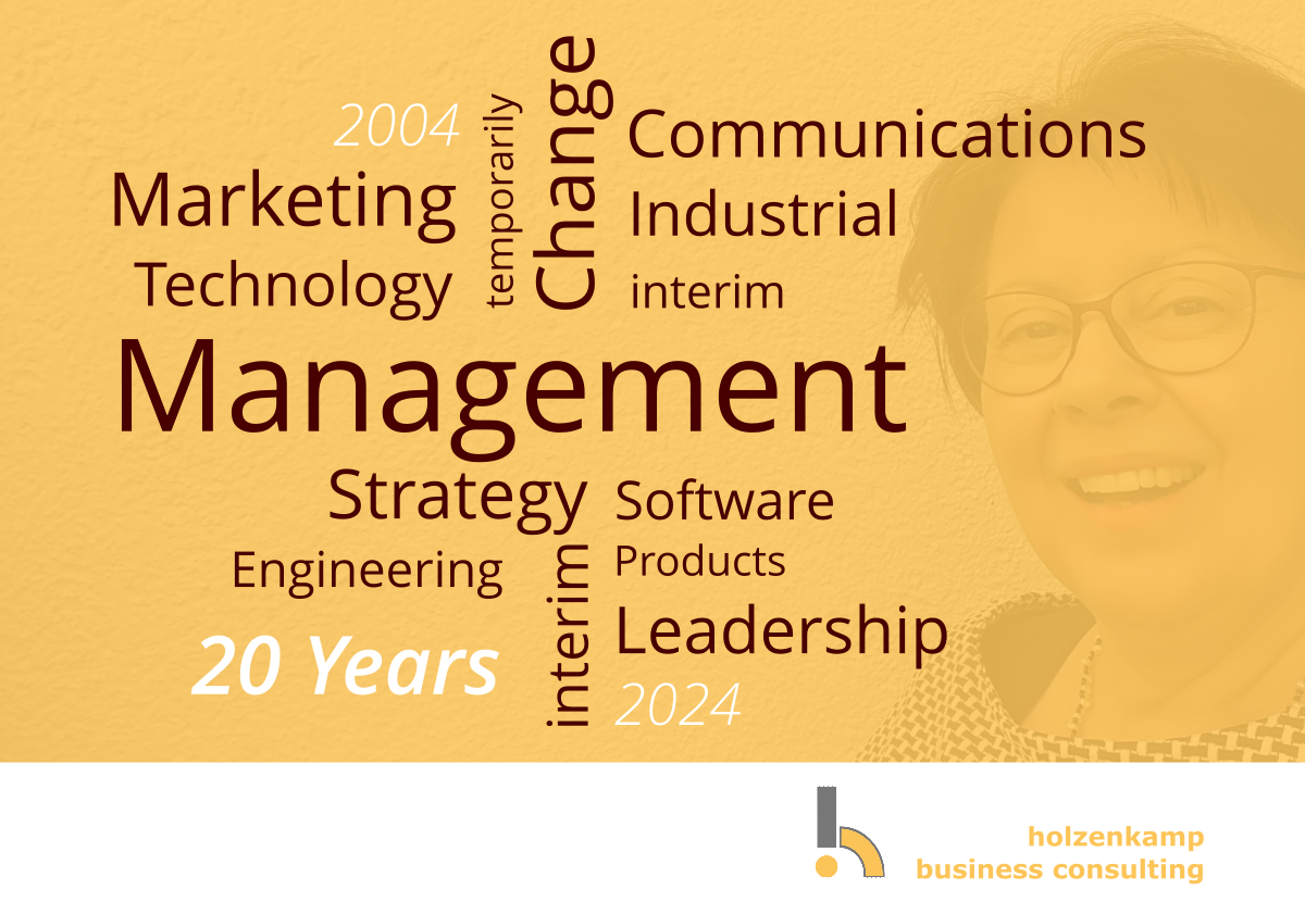 Jubiläum! 20 Jahre holzenkamp business consulting Jubiläum! 20 Jahre holzenkamp business consulting