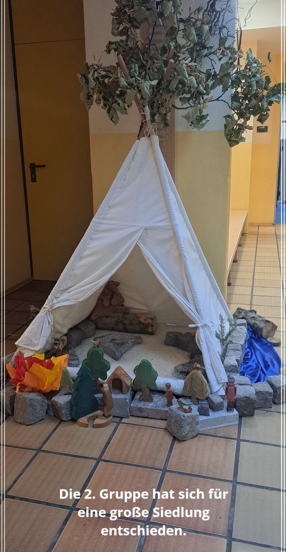 Steinzeit im Kindergarten St. Stephan