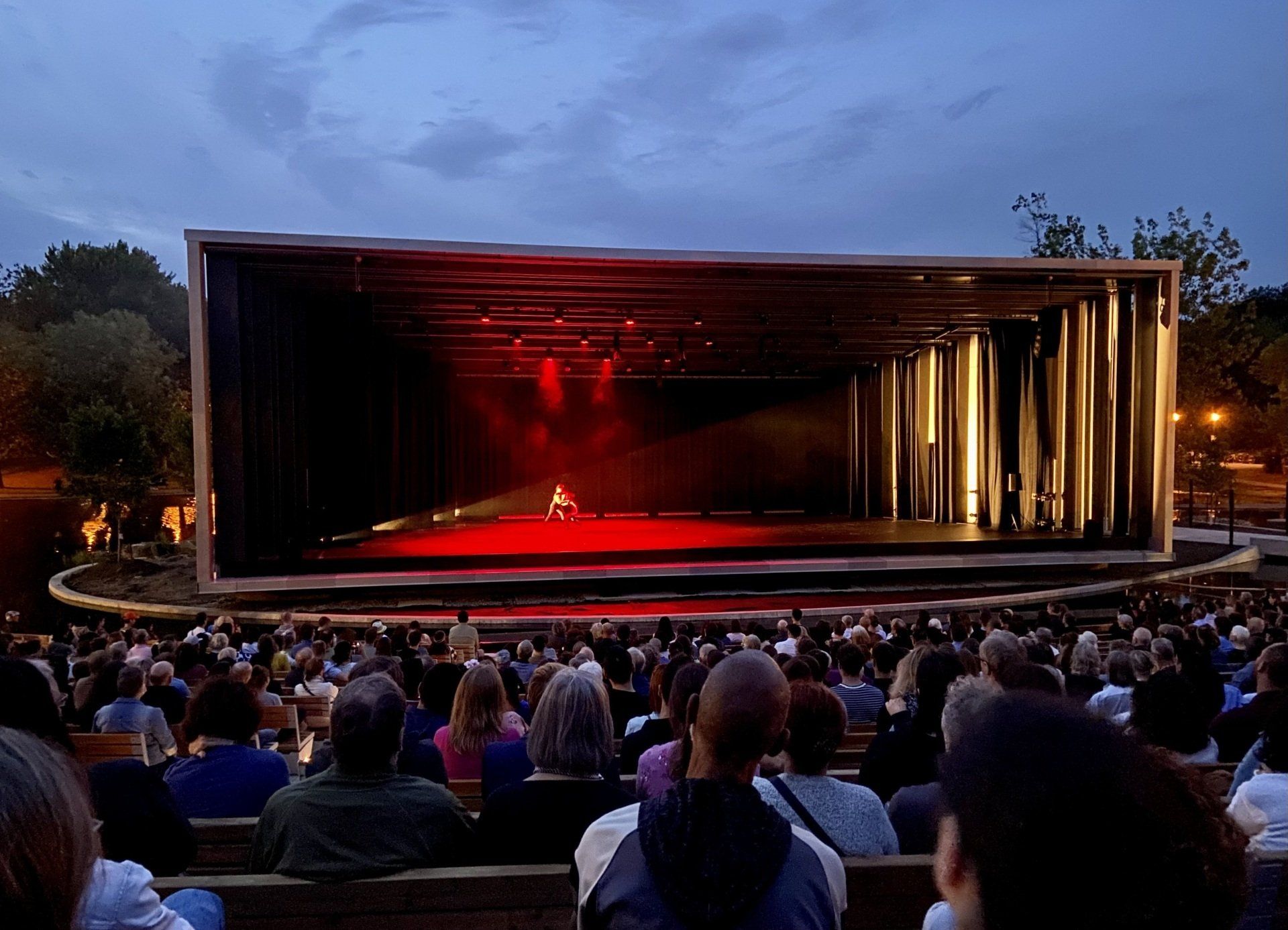 Spectacle d'inauguration du Théâtre de Verdure