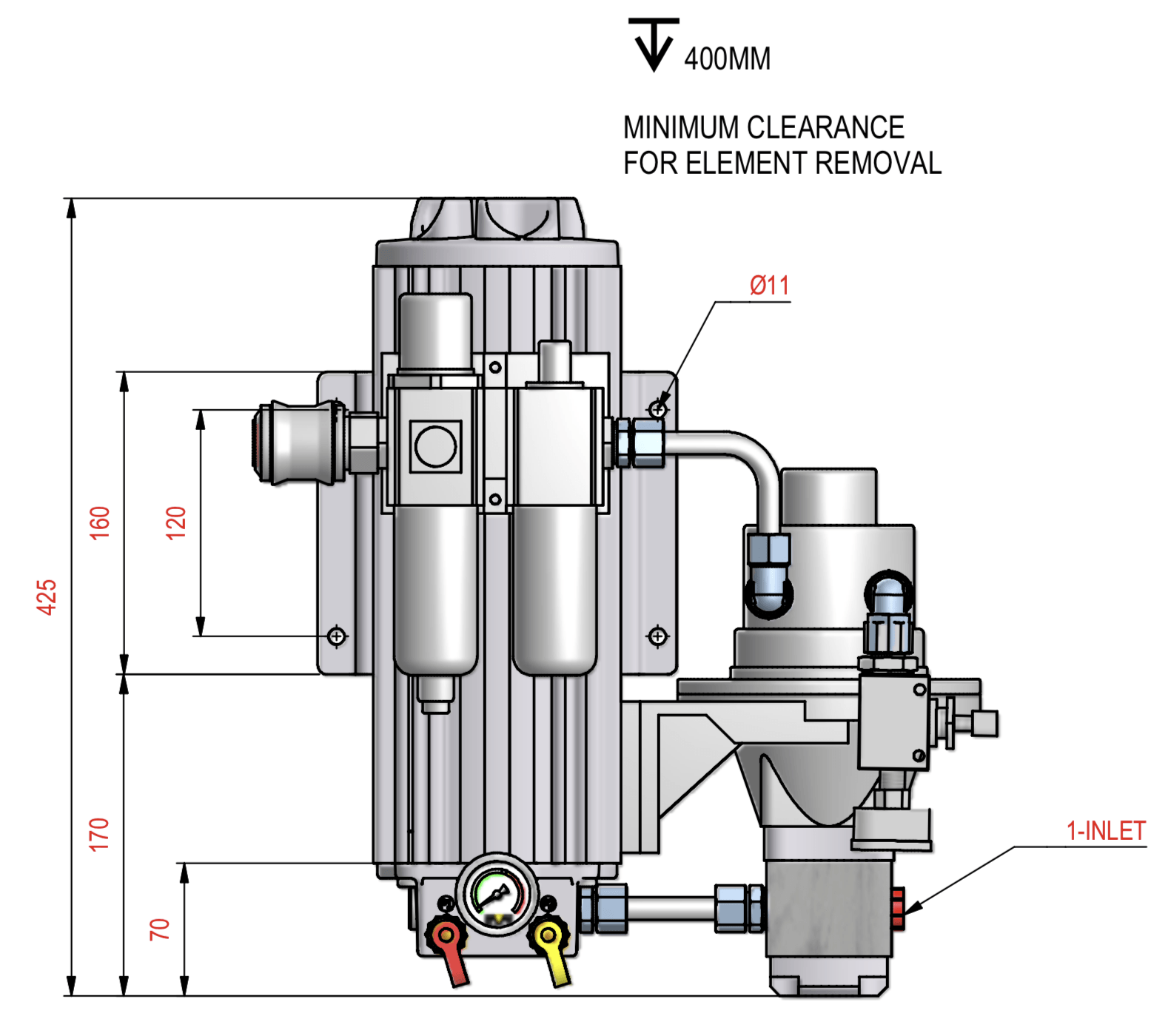 SOL-i Nebenstromölfilter Explosionsgeschützt Luftdruckantrieb RMF Systems